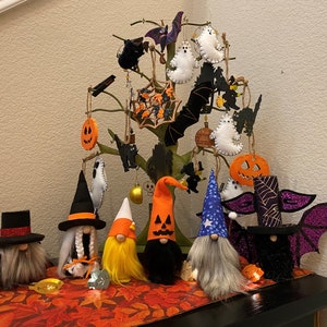 Vampire Gnomes, Witch Gnomes, Wizard Gnome, Candy Corn Gnome, Pumpkin Gnome,  Halloween Gnomes, Halloween Decorations
