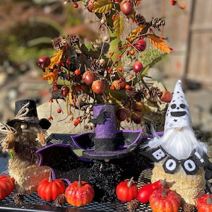 Halloween Gnomes,Vampire Bat Gnome, Ghost Gnome, Scarecrow Gnome, Seasonal Gnome, Fall Gnome, Autumn Gnome