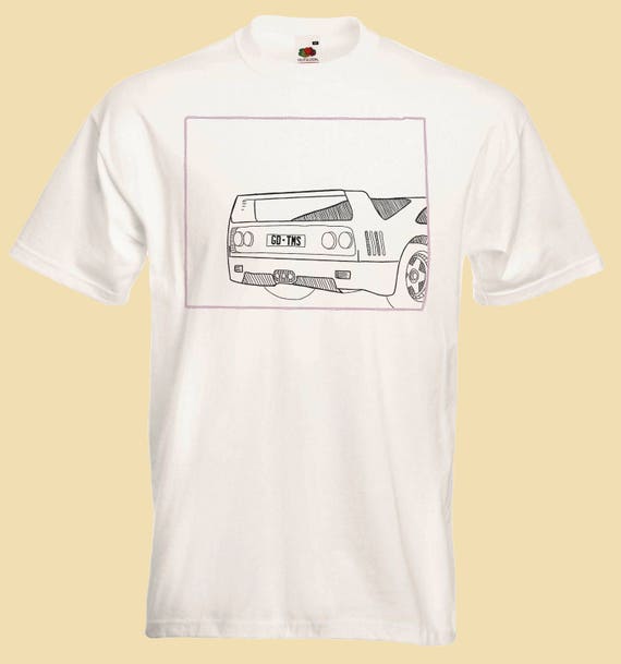 ferrari t shirt white