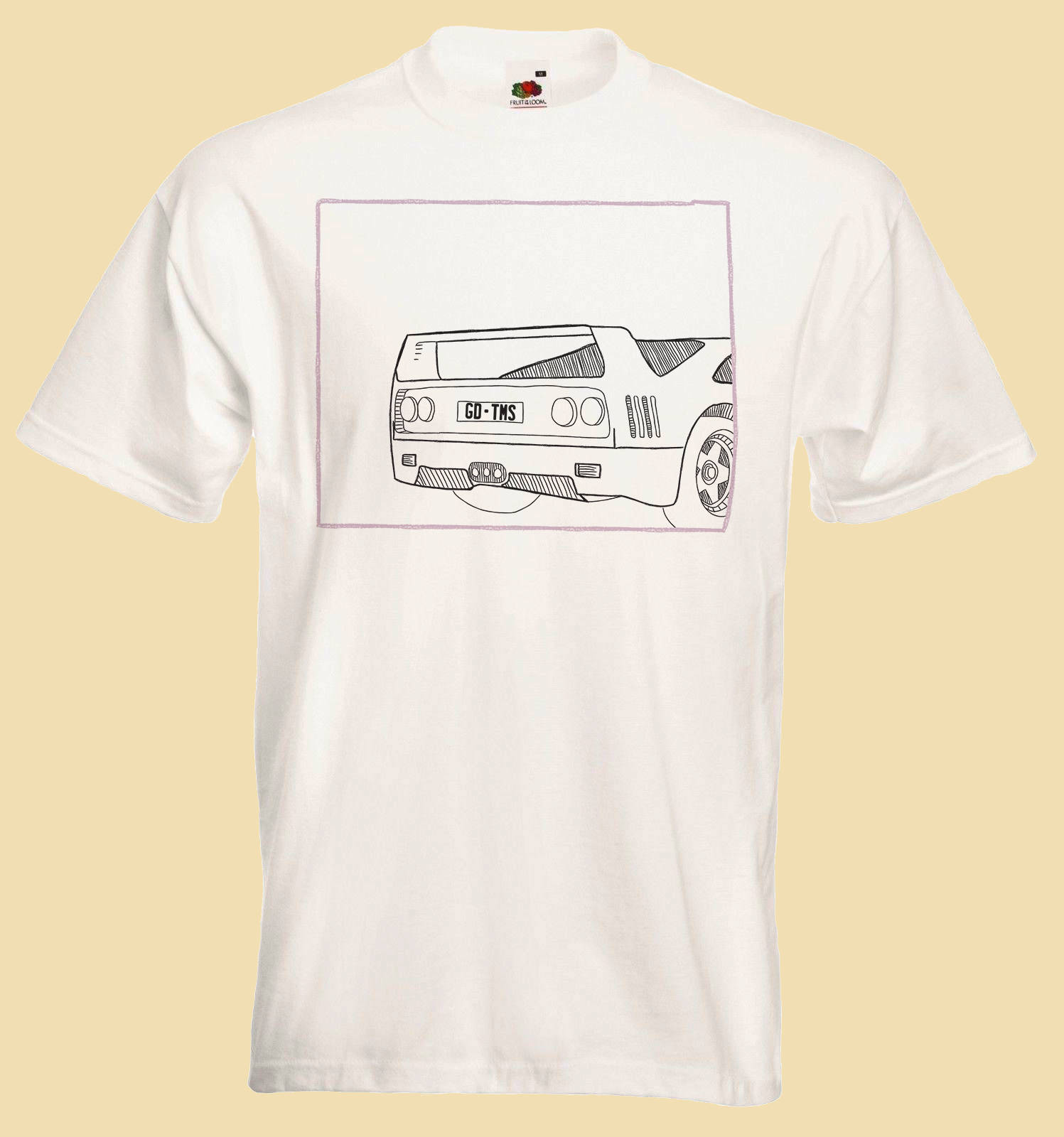 white ferrari shirt