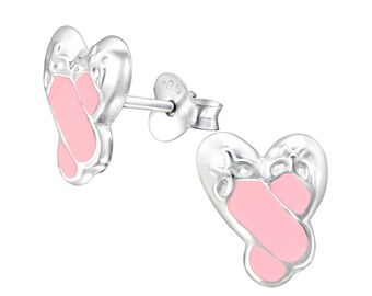 Little Girls 925 Sterling Silver Ballet Slipper Post EarringsGirls Sterling Silver JewelryLittle Girls EarringsGirls Birthday Jewelry