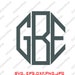 Octagon Monogram Font SVG Collection, Octagon monogram Alphabet DXF, Monogram letter, File for silhouette cameo or circle