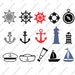 Nautical SVG,Nautical Silhouette svg files,Sailboat SVG,Nautical Sea SVG,nautical vector,Nautical svg cut file,Lighthouse svg,anchor svg