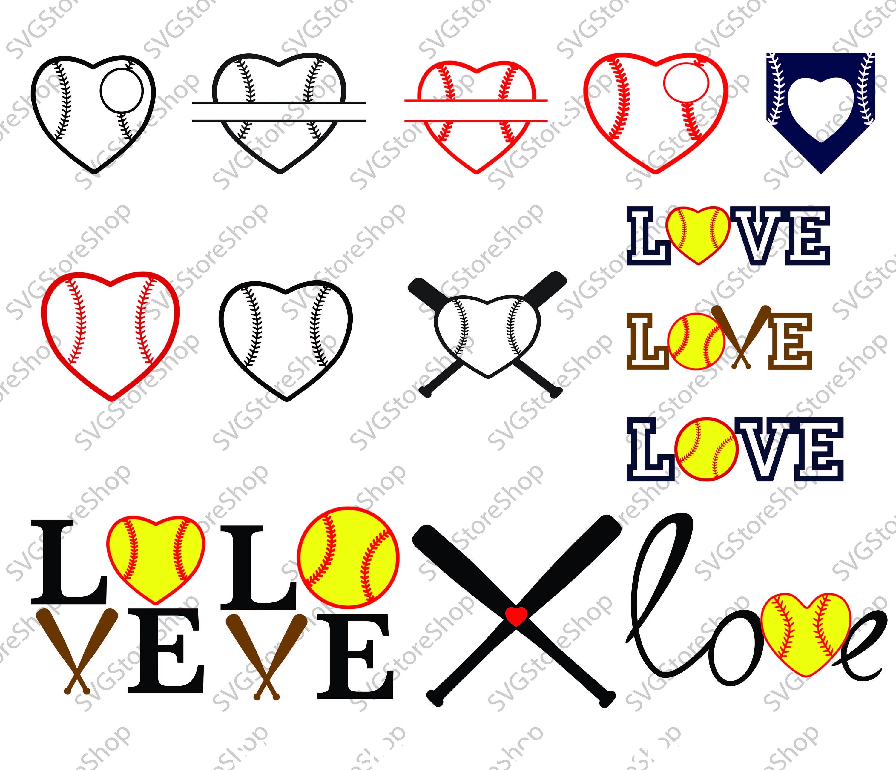 Baseball Love Svg Baseball Monogram Framessvg Baseball Cut Etsy