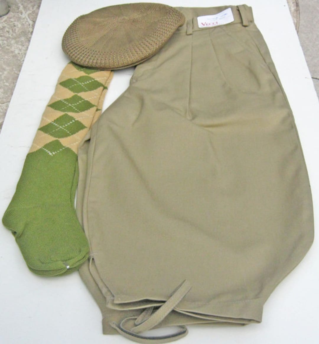 Boys Golf Knickers Outfit Khaki Golf Knicker Bu/cap/sock Etsy