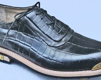 Vtg Footjoy Classics Patent Brogue Wingtip Kiltie Golf Shoes  display picture 3