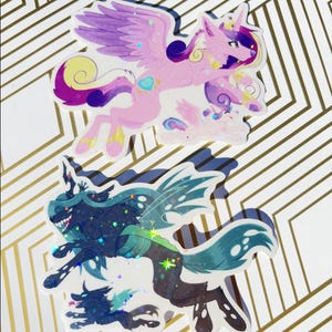 Cadence & Chrysalis Stickers