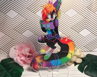 Acrylic standee: Rainbow Raver