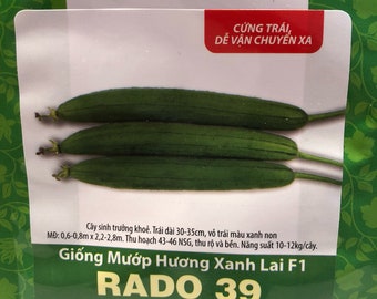 Muop huong green Luffa aegyptiaca newpackage seeds