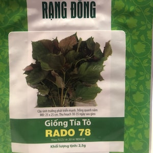 Tia to vietnamese perrila new package 2,5 gram seeds