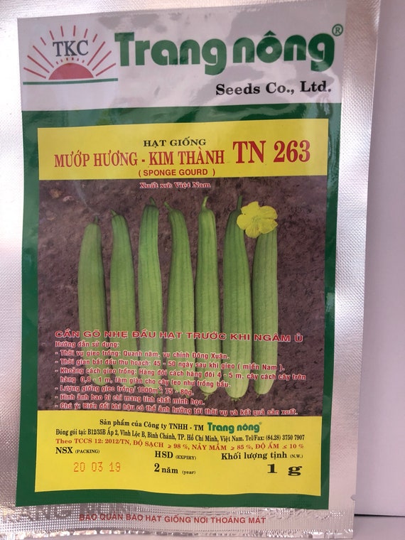 Muop huong Luffa aegyptiaca newpackage seeds
