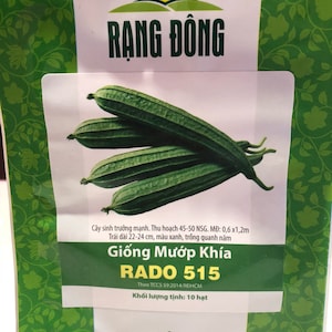 Muop khia Luffa acutangula seed new package