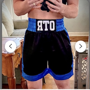 K16-CUSTOM gemaakt en GEPERSONALISEERD zijdesatijn boksshorts Boksbroek voor volwassenen en kinderen
