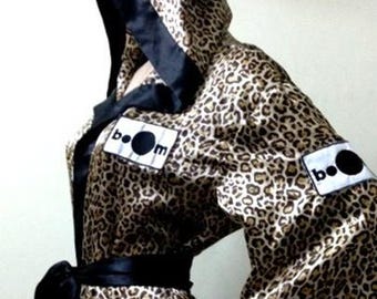 LEOPARD Boxing Robes, Mens Boxing Robe, Boxing Robe Men, Women