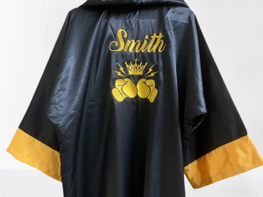 Custom Silk Satin Boxing Robe for Adults and Kids and Custom Silk Satin ...