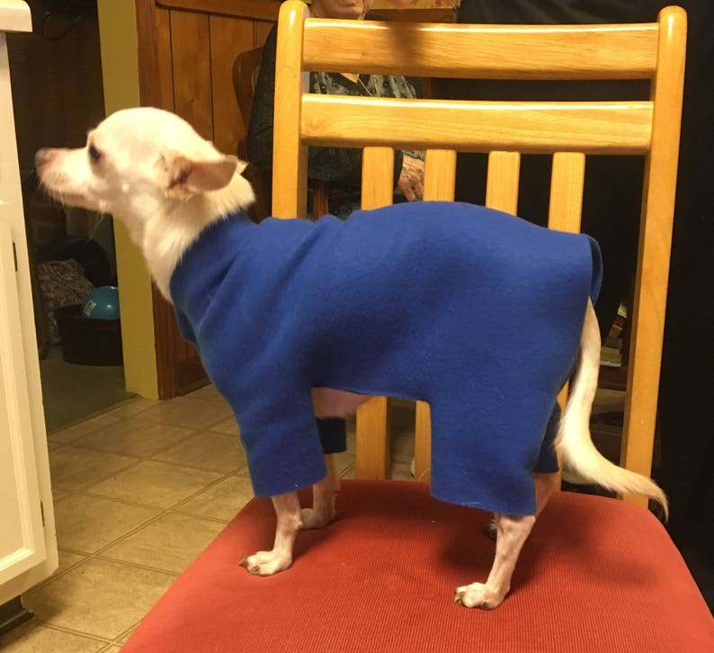 Dog Pajamas Fleece Pj's Jammies Dog Coat Dog Sweater Etsy