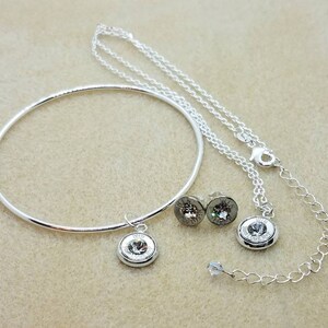 Studs Bullet Jewelry Set