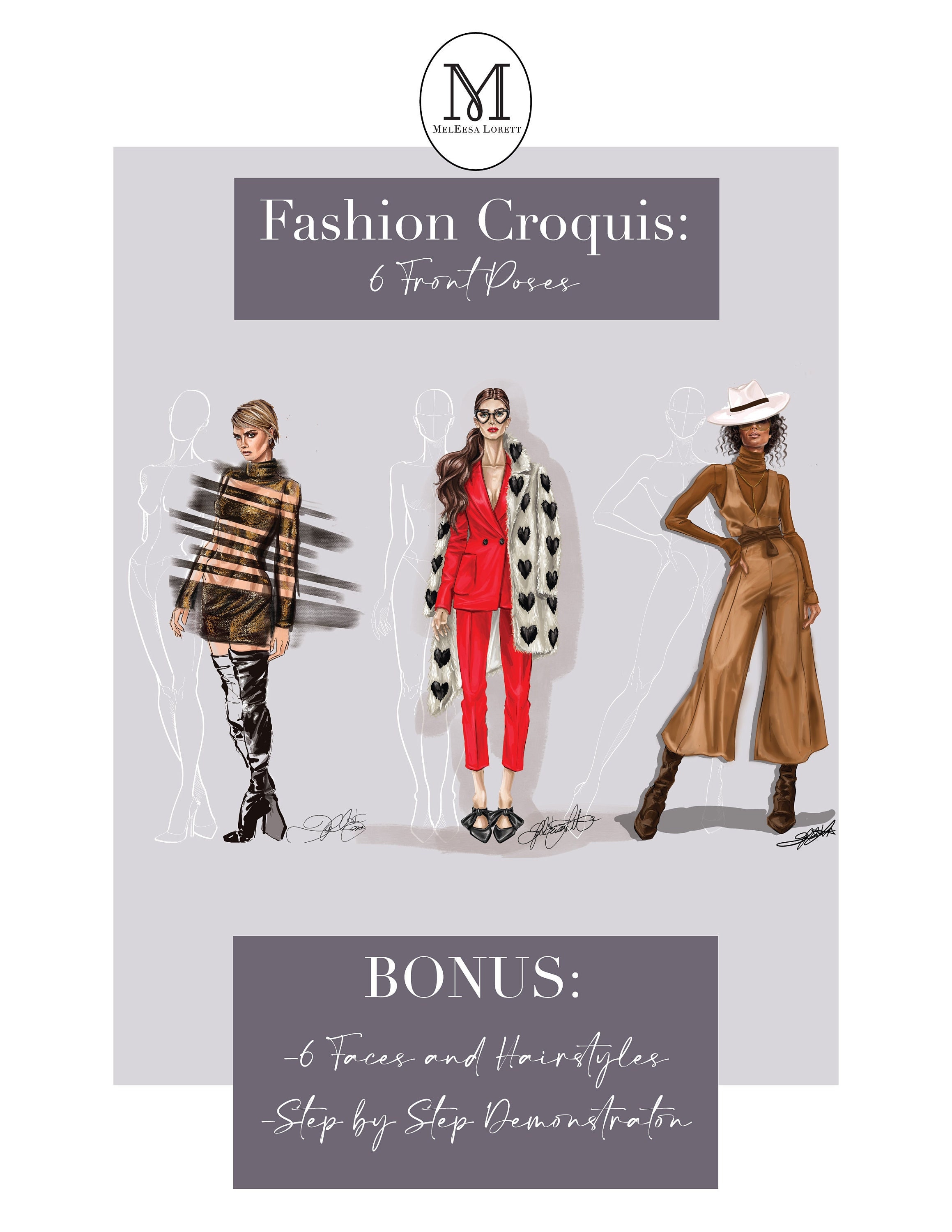 Buy Female Fashion Croquis, 4 Poses Figure Templates, Designer Croquis,  Line Fashion Figures, Procreate Croquis, Female Model Poses Online in India  - Etsy