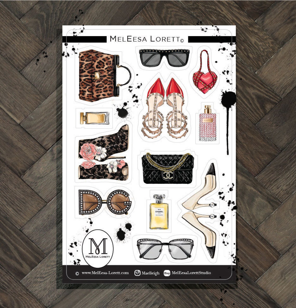 Wardrobe sticker pad Etsy