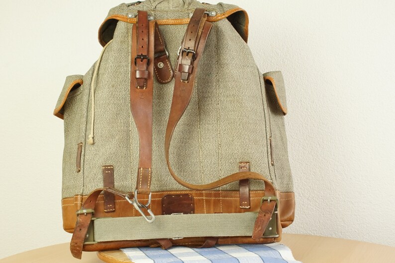 Swiss Army Backpack With Rifle Holder Etsy