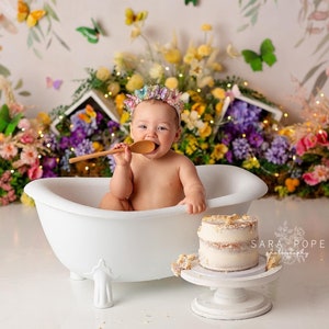10% OFF! Gatsby Clawfoot Bath Tub In Stock! - Vintage Style Cake Smash Birthday Photography Prop - Direct From Manufacturer! Made in USA!