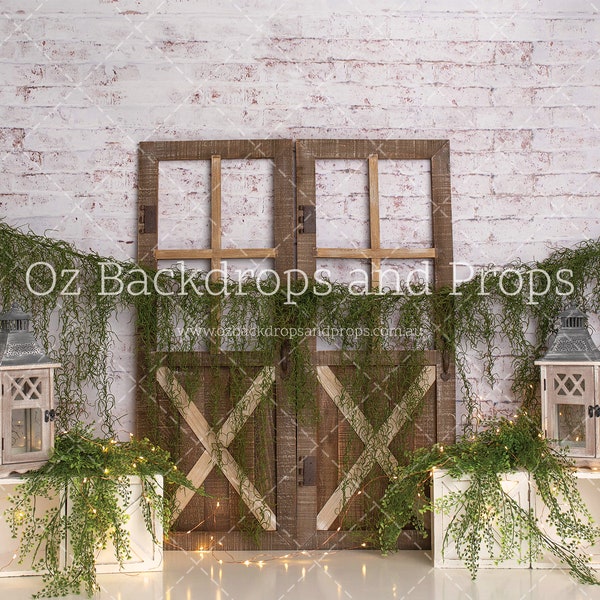 Barn Door Backdrop Etsy