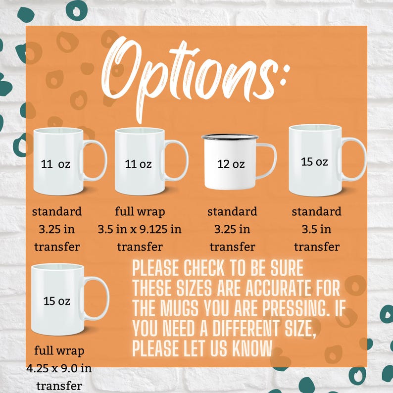 Transferencias de sublimación personalizadas para tazas, impresiones de sublimación para tazas de café, transferencias de sublimación listas para imprimir para tazas, impresiones de sublimación para tazas imagen 2