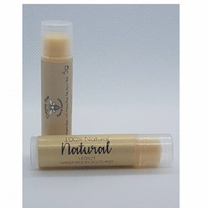 Natural - Beeswax Lip balm - unflavoured - natural skincare - lip salve - lipbalm -  natural product - natural beauty - lip care - soft