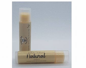 Natural - Beeswax Lip balm - unflavoured - natural skincare - lip salve - lipbalm -  natural product - natural beauty - lip care - soft