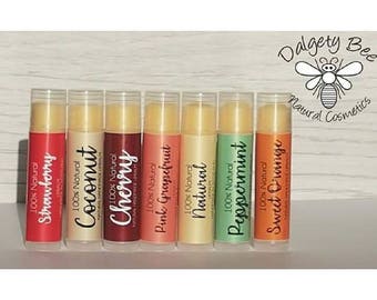 Lip balm - Natural - Beeswax - soft lips - lipbalm - natural product - natural beauty - lip salve - chapstick - skincare - lip treatment