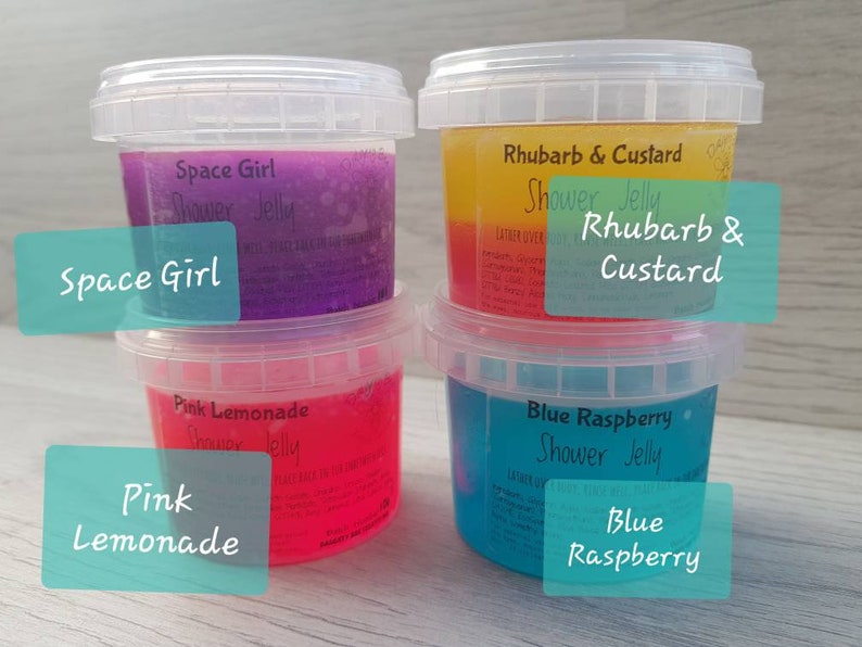 Shower Jelly Jelly Soap Fun Soap Various Scents Vegan Etsy