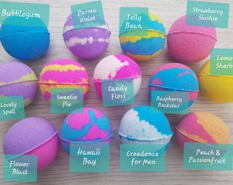 Bath bomb - Bath bombs - bathbomb - Bath treats - large bath bombs - bath time - bath fizzer - handmade in scotland - bathbombs - vegan
