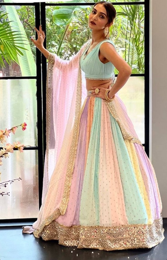 Ghagra choli dupatta set discount