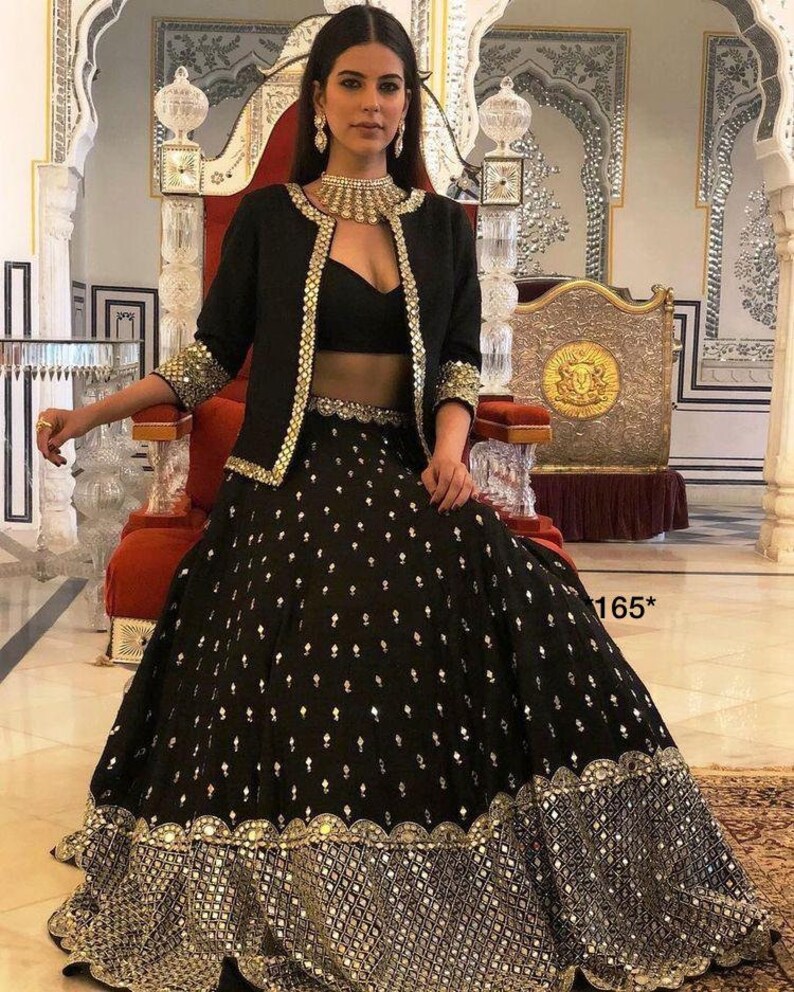 Women Georget Lehnga With Sequence Work And Chanderi Koti Lehnga Choli
