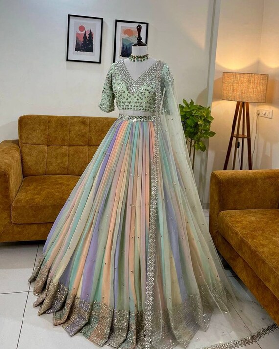 Sabyasachi multicolor clearance lehenga