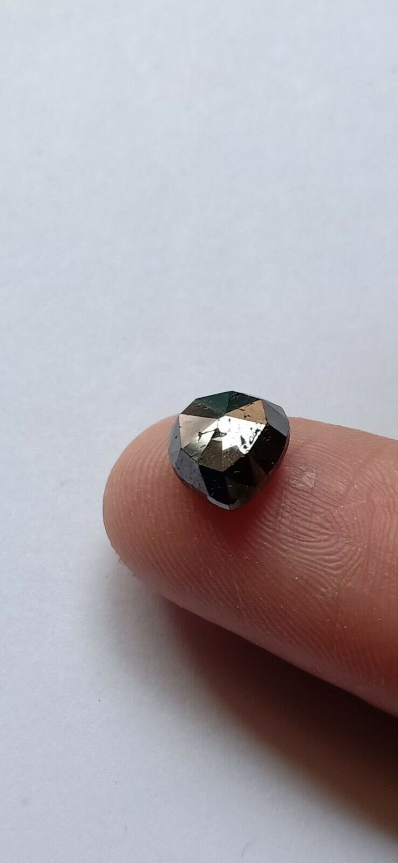 2.72ct Loose Black Diamond pear cut 8.30X9.77MM,Black Diamond,Loose diamond,Fancy diamond,Diamond,Diamond for ring,Natural diamond