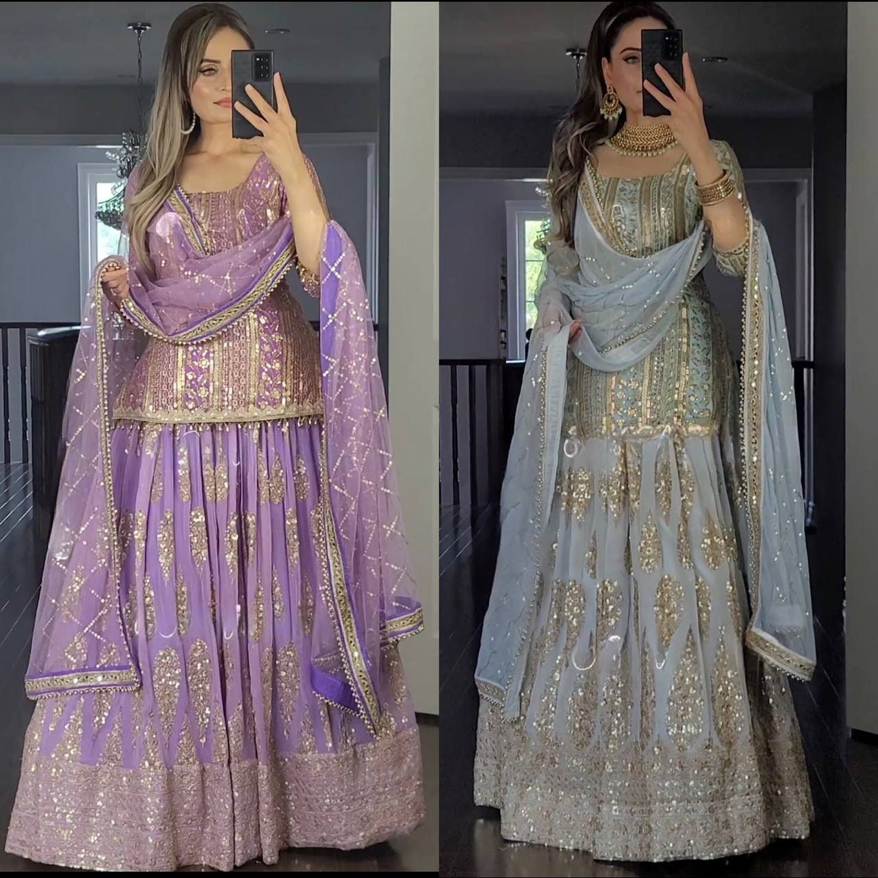 Indian Wedding Long Top Lengha Sabyasachi Lehenga Designer Lehenga Exclsuive Lehenga for Women Etsy
