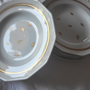 Limoges Porcelain Soup Plates