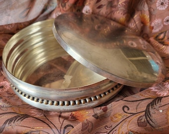 Large silver metal box