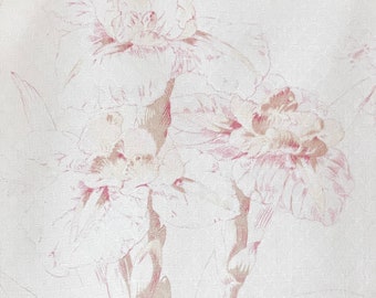 Antique French Floral Fabric