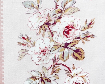 Tela Laura Ashley con rosas rosas