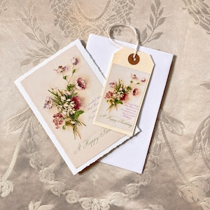 Antique Postcard Greetings Card