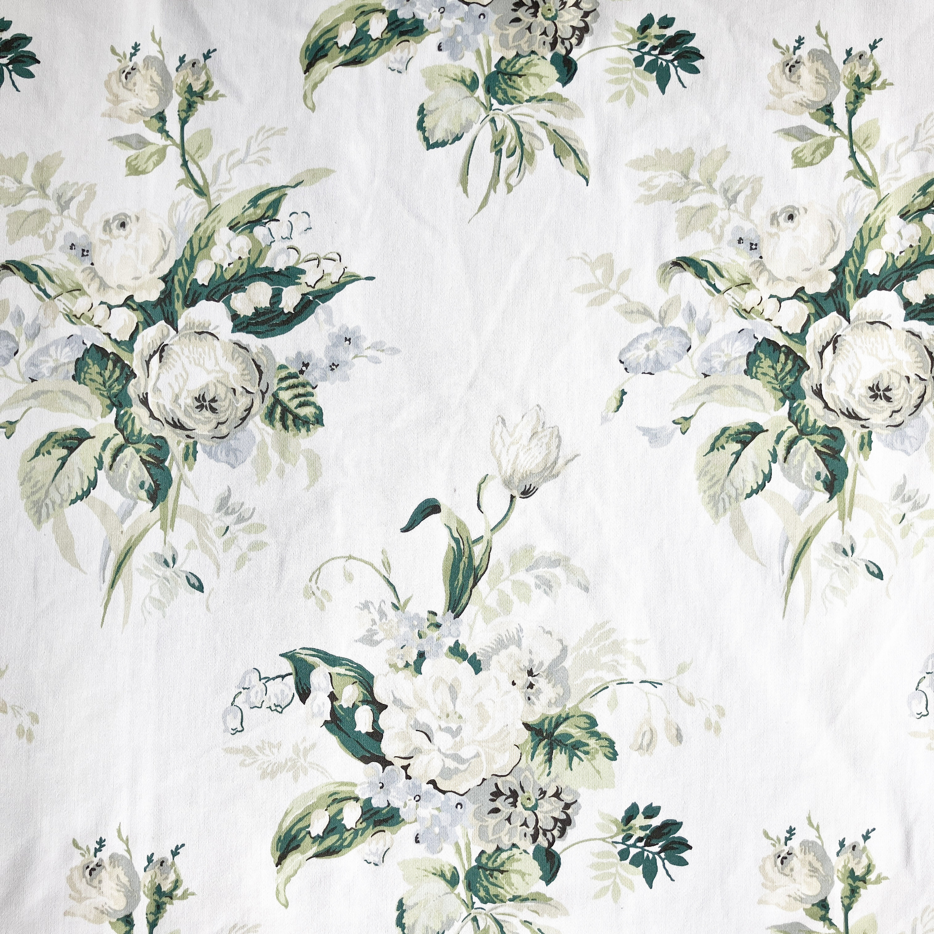 Pretty Vintage Laura Ashley Winter Lily Fabric - Etsy