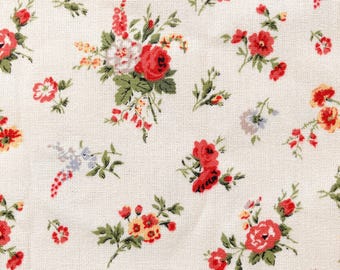 Laura Ashley Notgrove Vintage Floral Fabric By The Half Metre