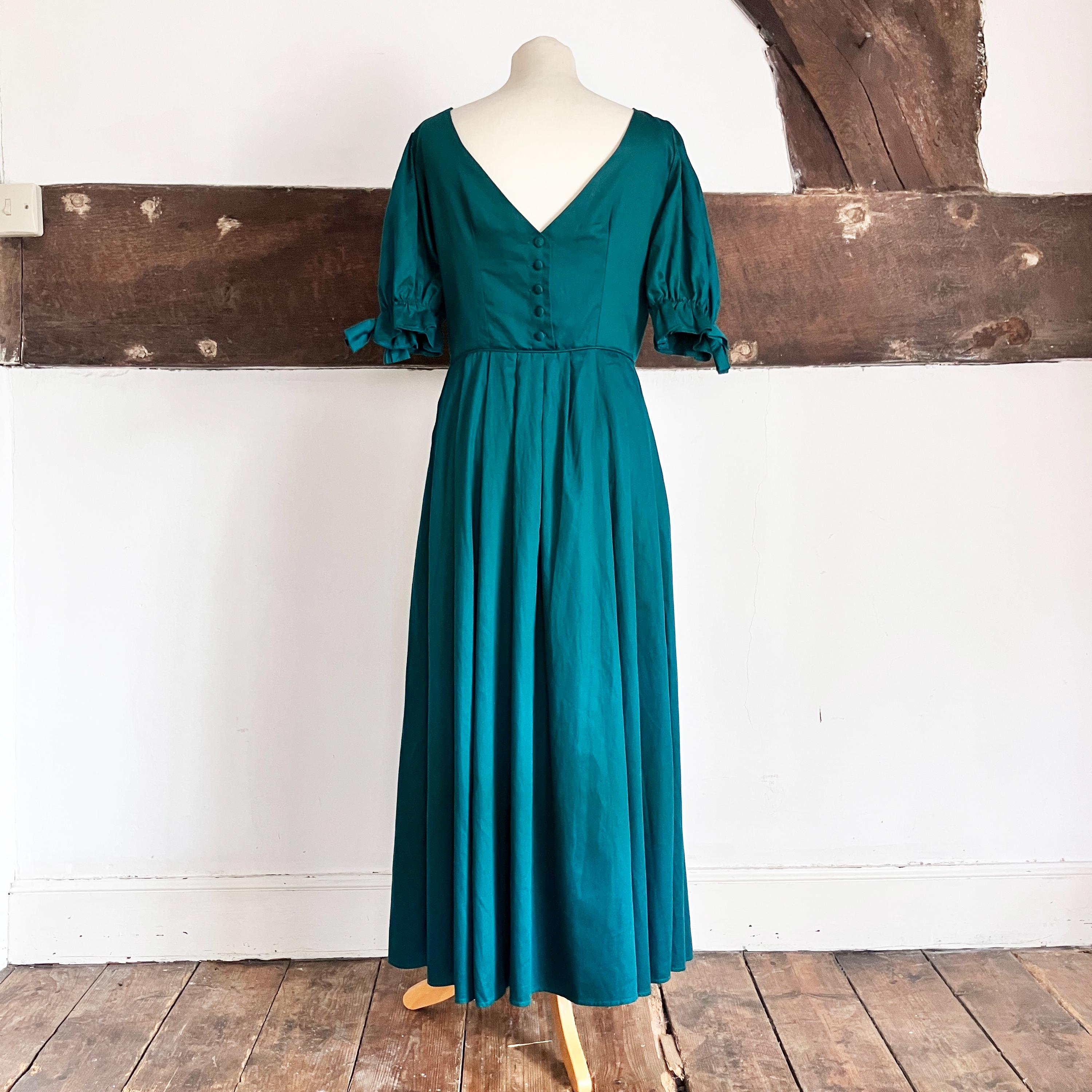 Vintage Laura Ashley Green Dress