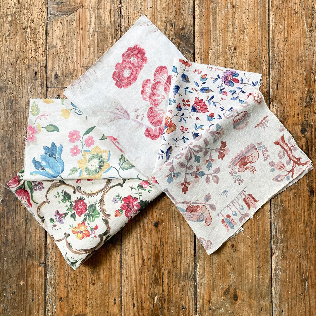 Vintage Fabric Pack for Projects Etsy