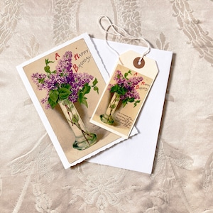 Antique Postcard Greetings Card
