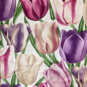 Sanderson Fabric Sample Early Tulips