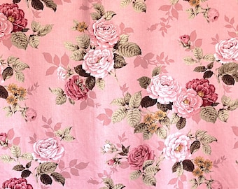 Vintage Satin Blumenstoff