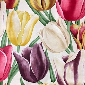 Sanderson Fabric Sample Early Tulips
